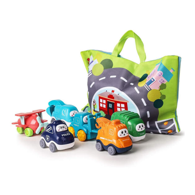 ALASOU Baby Truck Car Toys with Playmat/Storage Bag