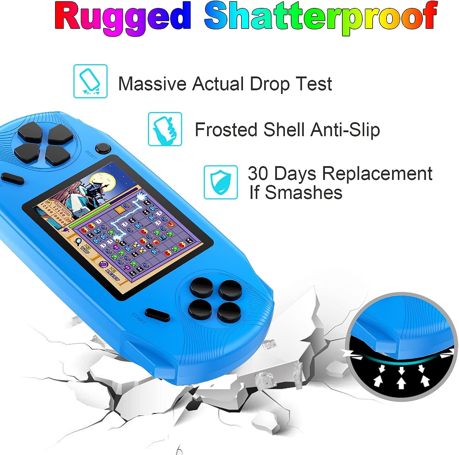 Beijue 16 Bit Handheld Games for Kids Adults - Image 2